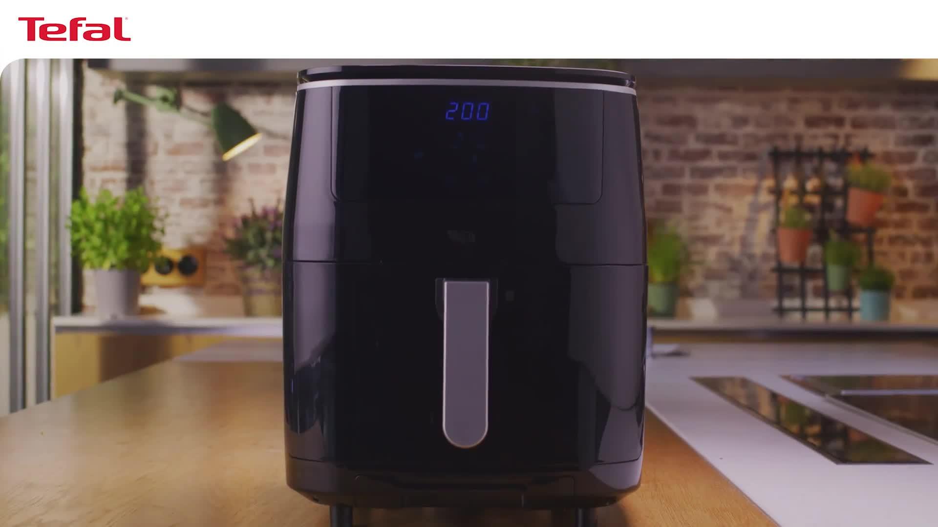 Tefal FW201827 Tefal EasyFry 3in1 Digital Air Fryer Grill + Steamer 6.2L -  Black