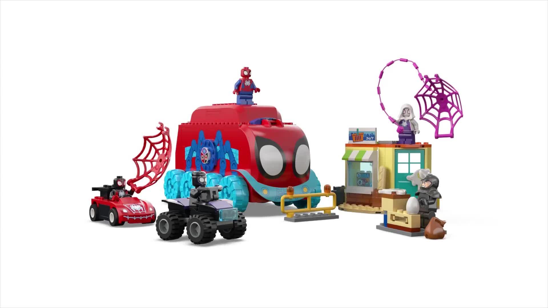 Spiderman into the spider deals verse lego sets