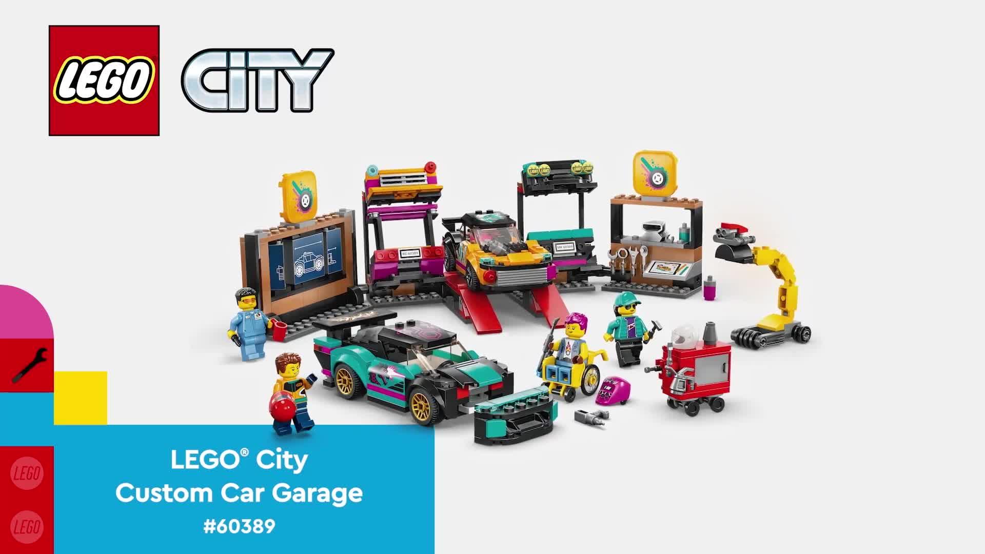 LEGO City Custom Car Garage Mechanic Set 60389 Very Ireland