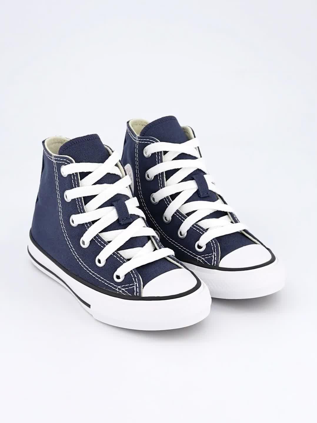 Image thumbnail 7 of 7 of Converse Unisex Kids Hi Top Trainers - Navy