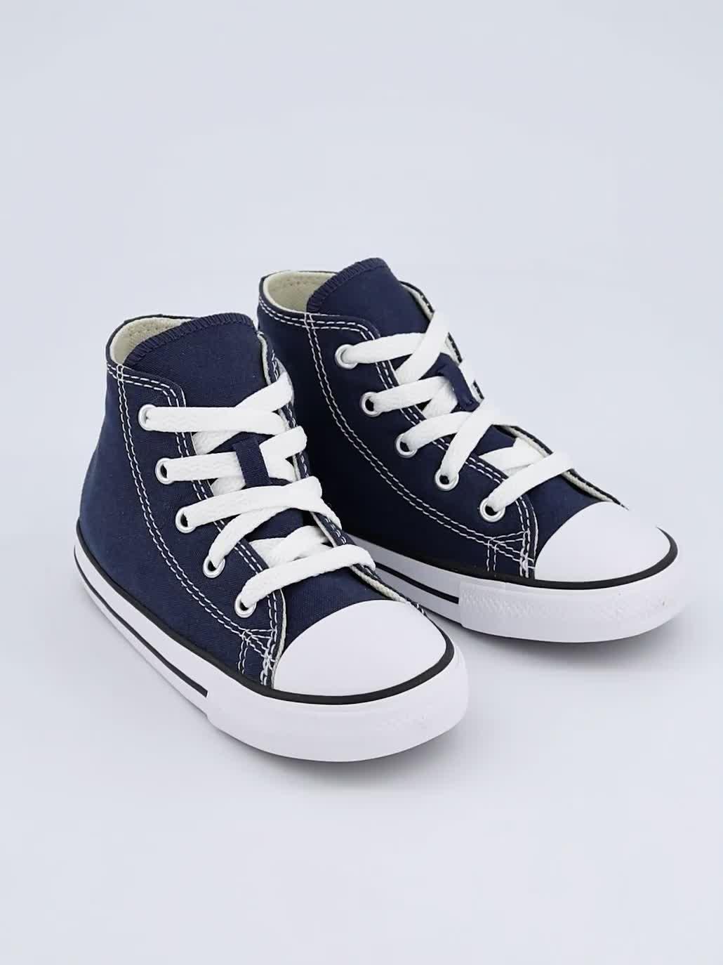 Image thumbnail 7 of 7 of Converse Infant Boys Hi Top Trainers - Navy