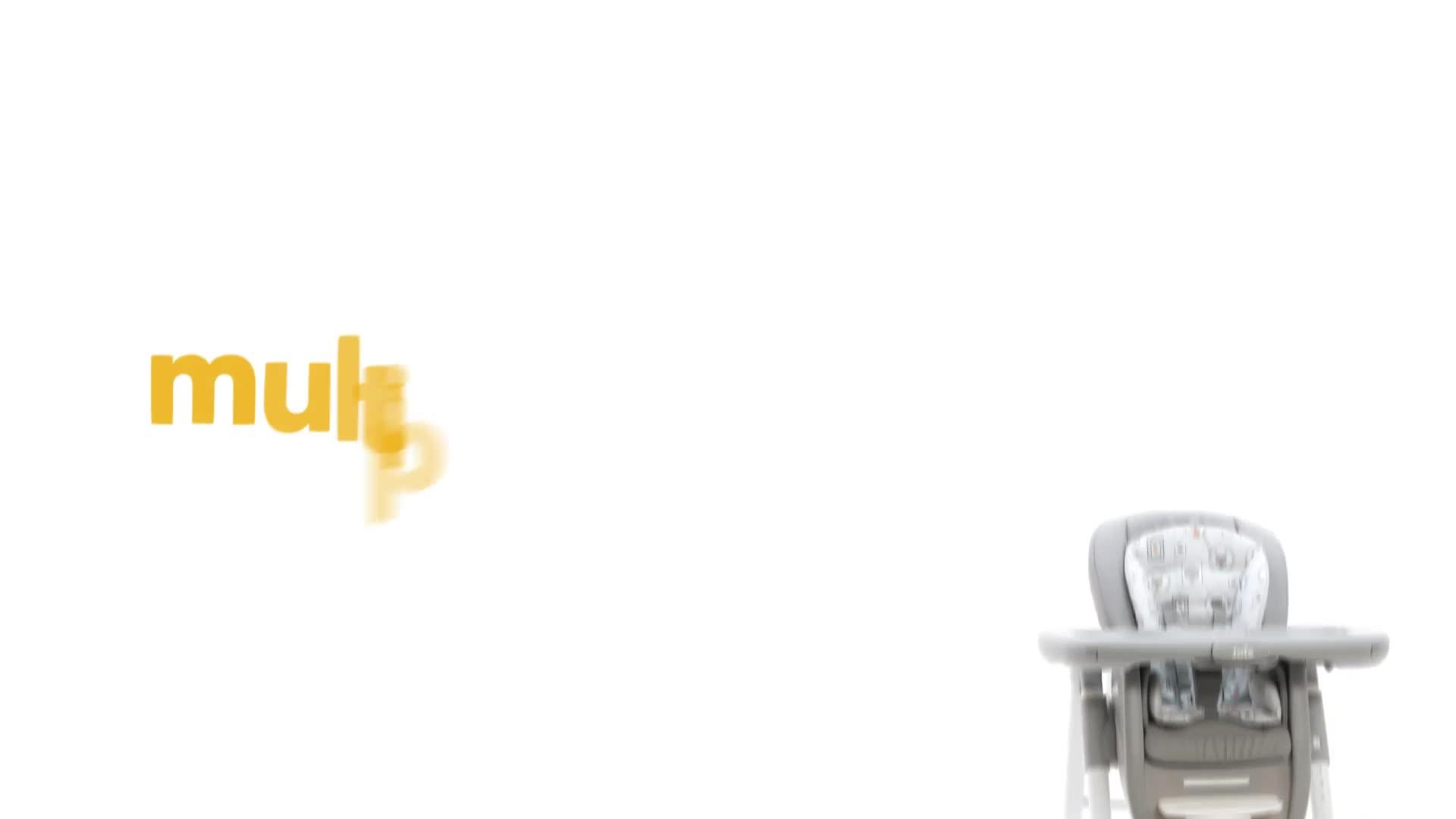 Image thumbnail 8 of 8 of Joie Multiply 6-in-1 Highchair - Portrait - Grey