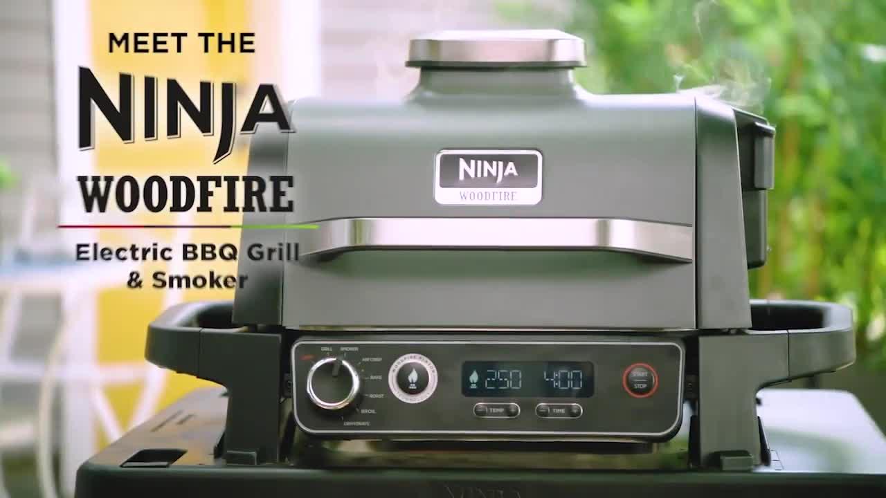Image thumbnail 7 of 7 of NINJA Woodfire Electric BBQ Grill &amp; Smoker OG701UK