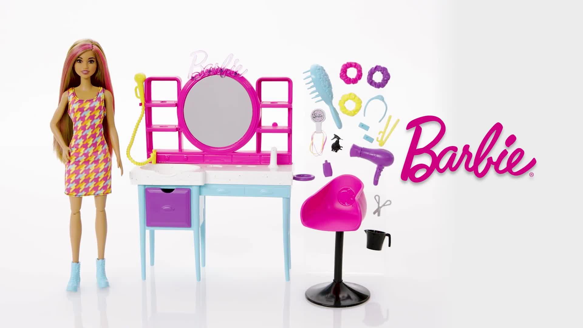 Barbie clearance doll salon