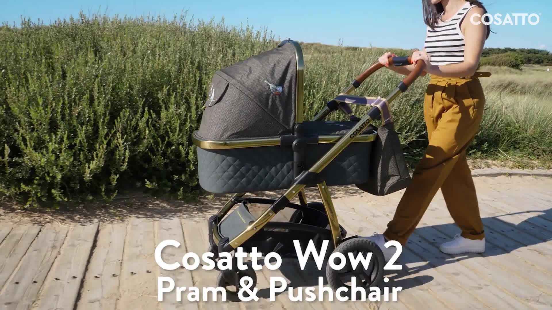 Image thumbnail 8 of 8 of Cosatto Wow 2 Everything Travel System Bundle ADAC iSize Car Seat - Silhouette