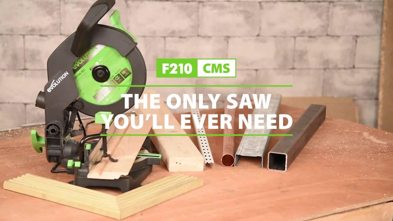 Image thumbnail 8 of 8 of EVOLUTION Evolution F210CMS Fury 210mm MP Compound Mitre Saw