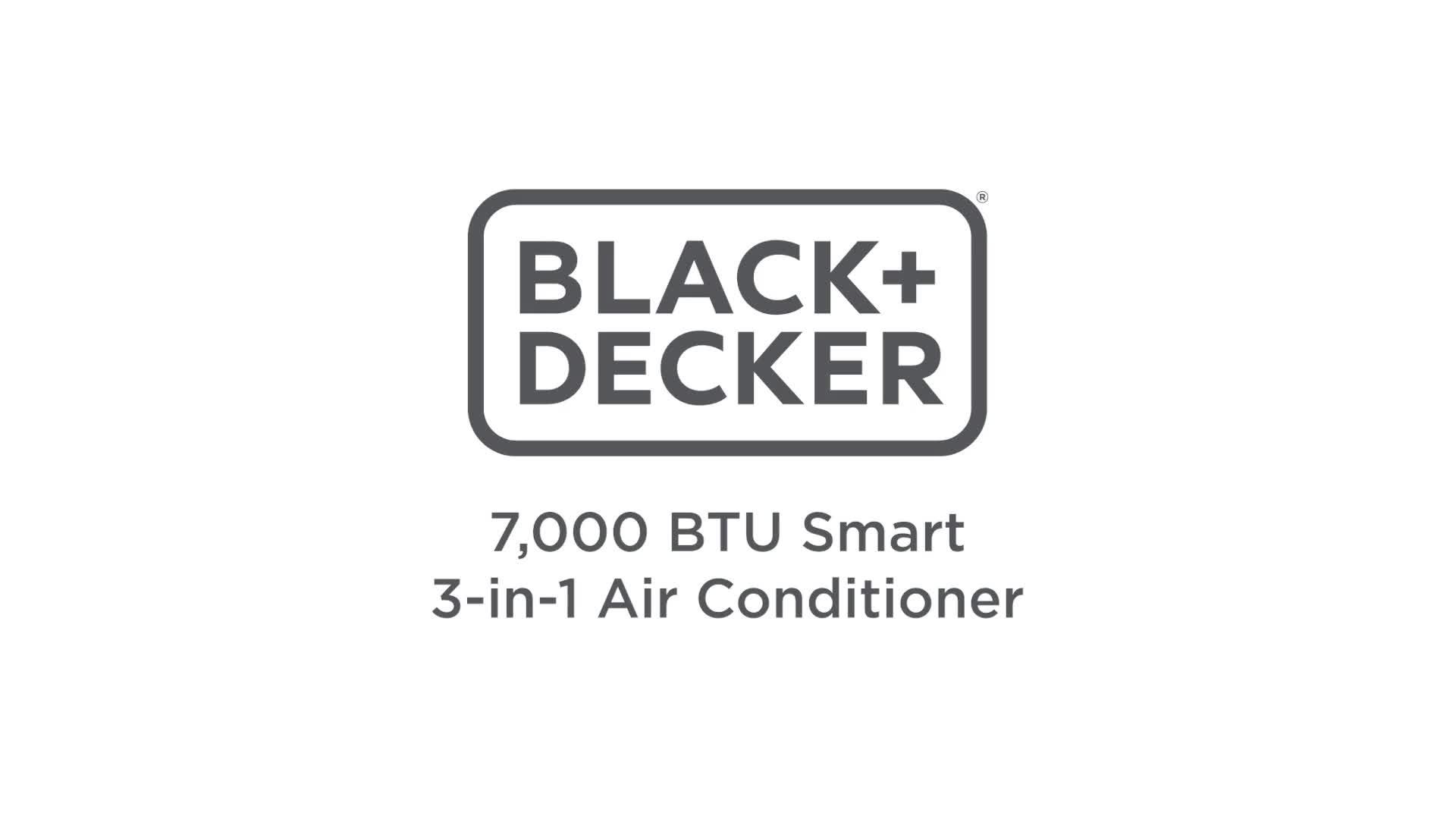 Black & Decker BXAC40024GB Portable 7000 BTU 3-in-1 Smart Air