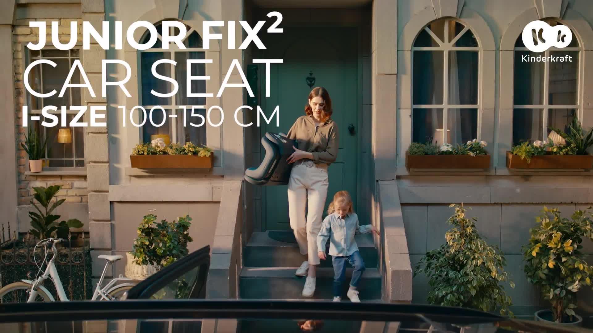 Image thumbnail 8 of 8 of Kinderkraft JUNIOR FIX 2 i-Size Car Seat 100-150 cm - Harbour Blue (R129)
