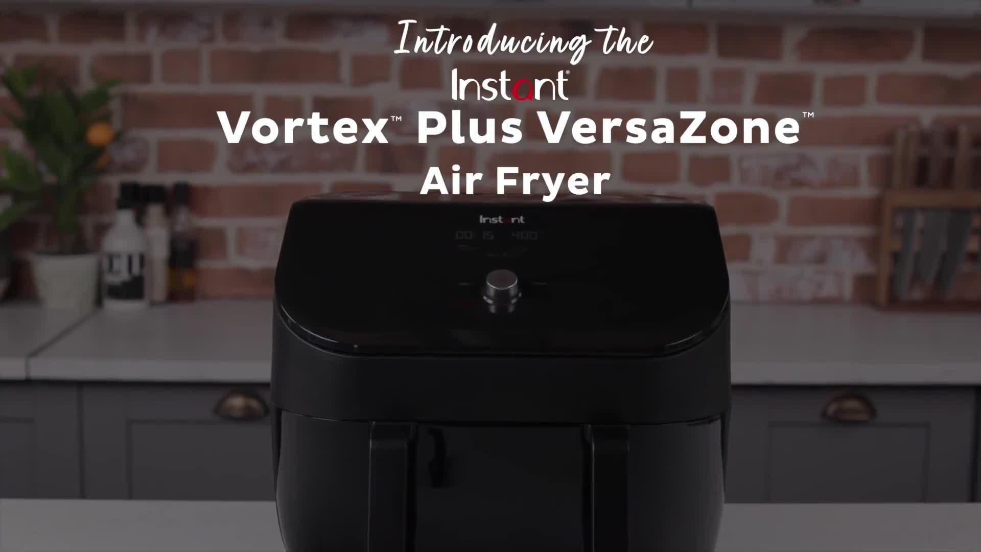 Image thumbnail 5 of 5 of Instant Vortex Plus VersaZone Air Fryer, Black 8.5L- Air Fry, Bake, Roast, Grill, Dehydrate &amp; Reheat