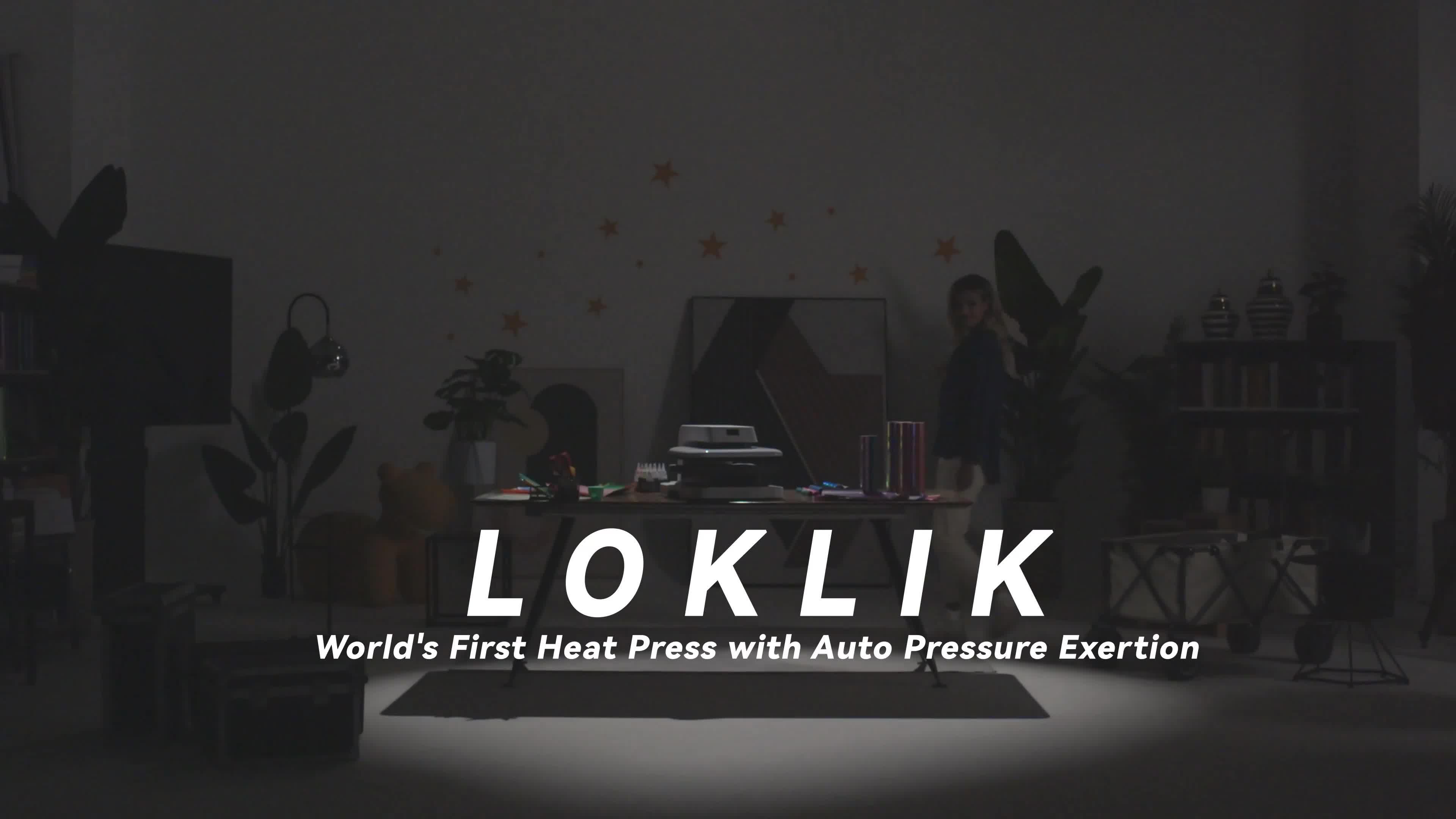 Image thumbnail 8 of 8 of Loklik Auto Heat Press Machine - Denim Blue