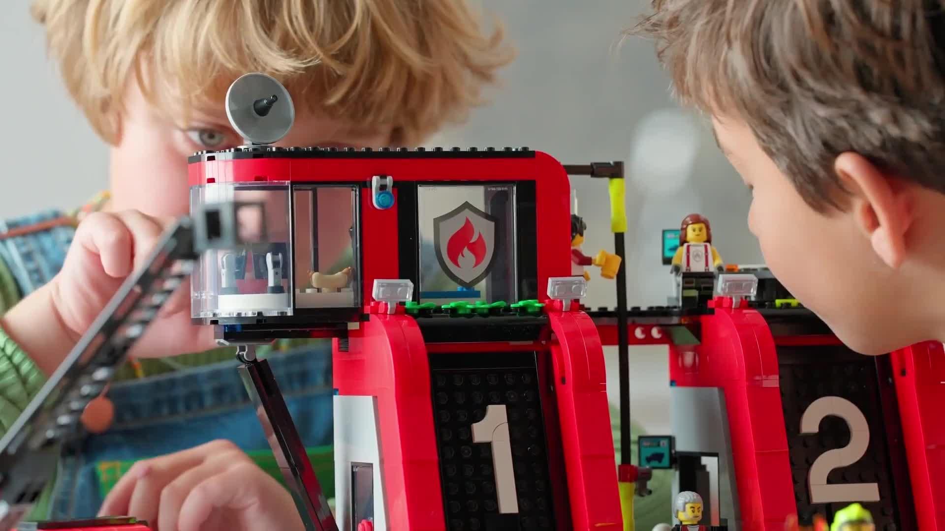 LEGO City Fire Station with Fire Engine Playset 60414 Very Ireland