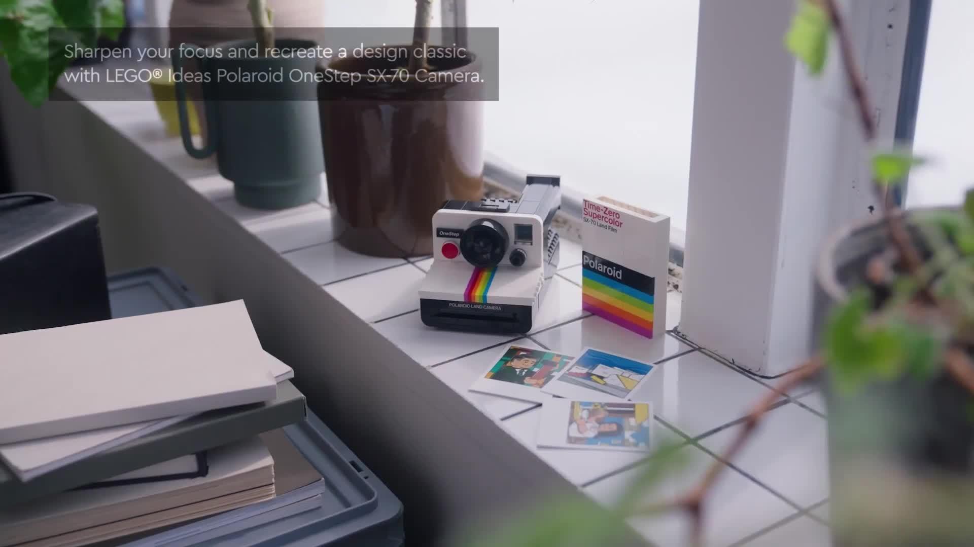 Image thumbnail 8 of 8 of LEGO Ideas Polaroid OneStep SX-70 Camera Set 21345