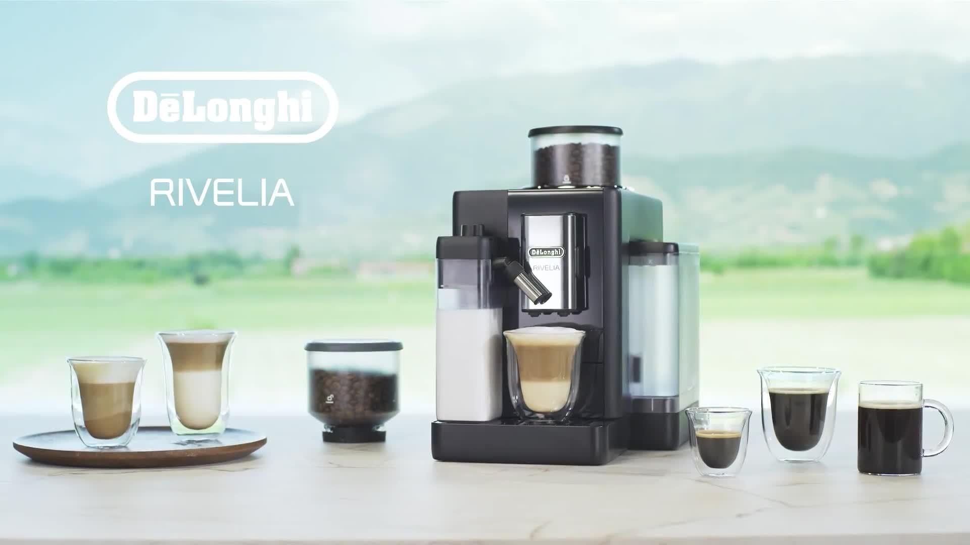 Image thumbnail 7 of 7 of DeLonghi Rivelia Bean To Cup Coffee Machine - Black EXAM440.55.