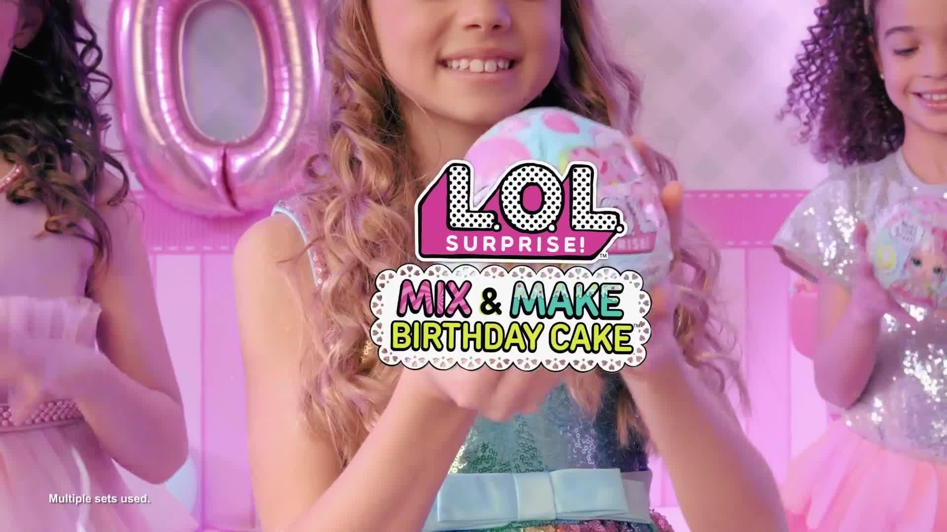 Image thumbnail 6 of 6 of L.O.L Surprise! Mix &amp; Make Birthday Cake Tots