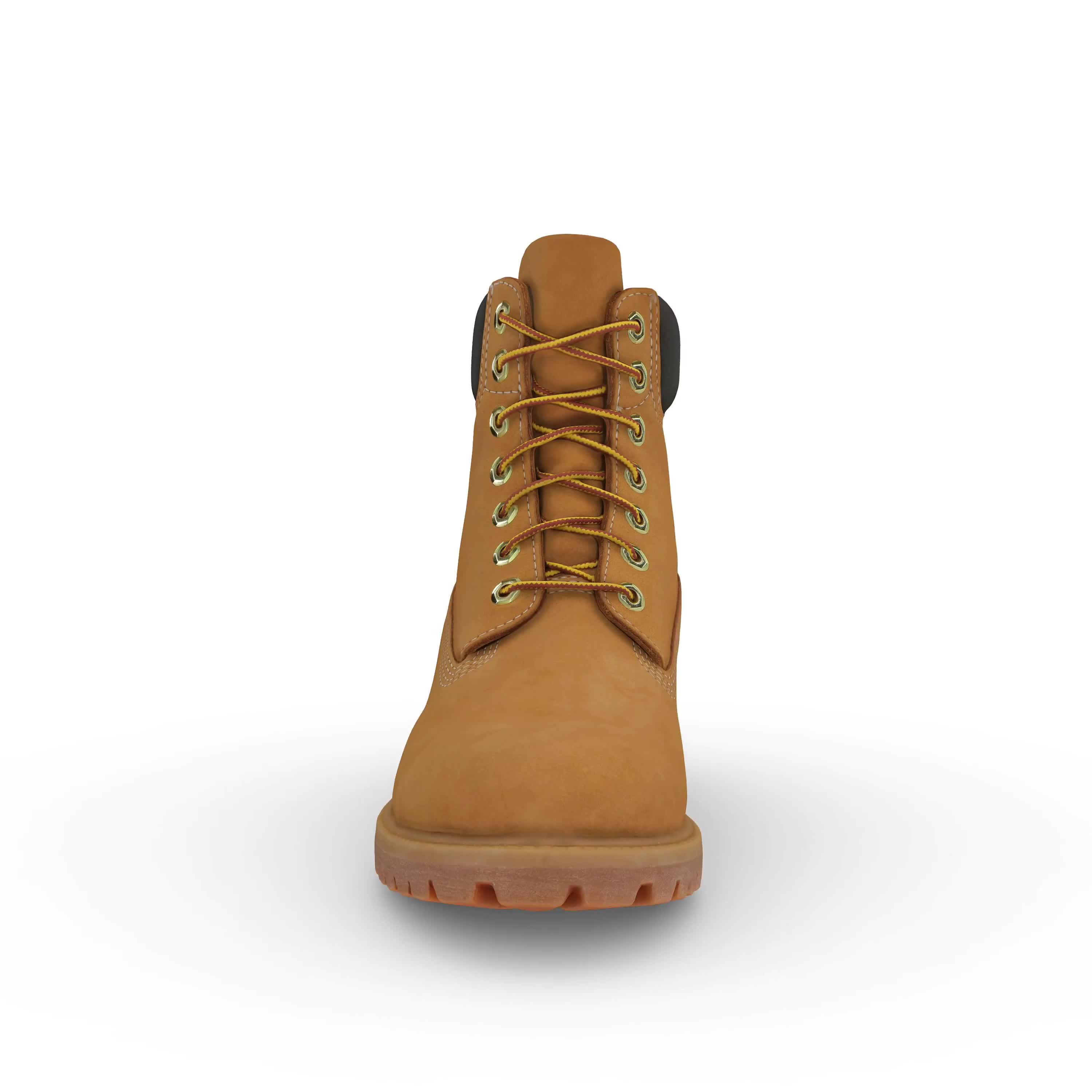 Timberland Premium Inch Waterproof Lace Up Boots Light Brown