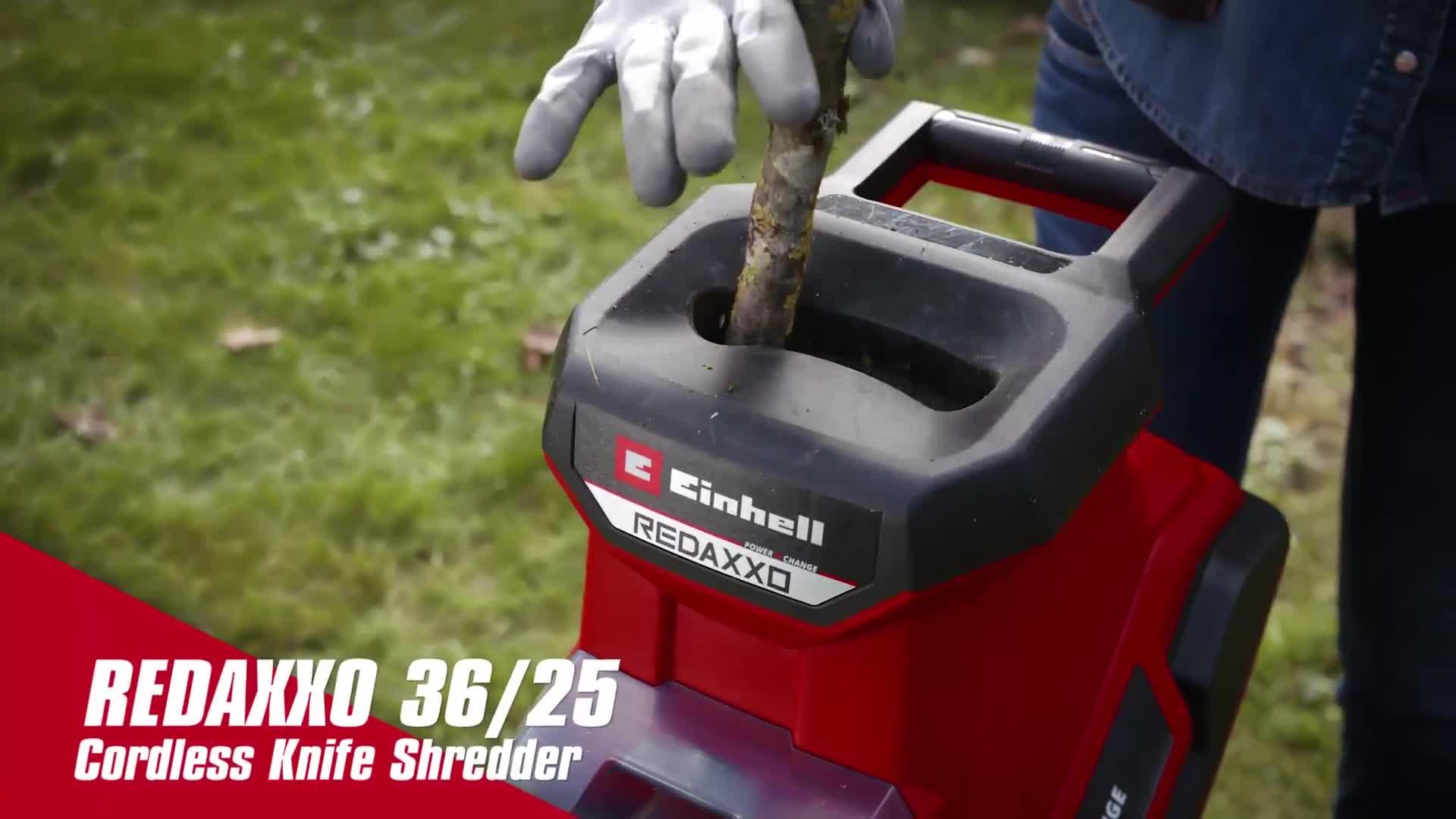 Image thumbnail 8 of 8 of Einhell PXC Cordless Shredder - REDAXXO 36/25 (36V without batteries)