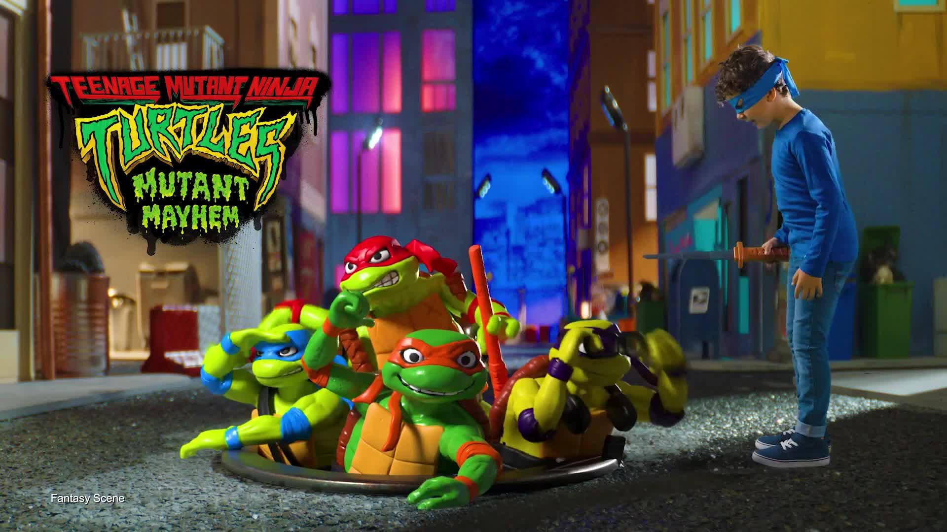 Image thumbnail 5 of 5 of Teenage Mutant Ninja Turtles TMNT: Mutant Mayhem Leonardo Role Play Mask