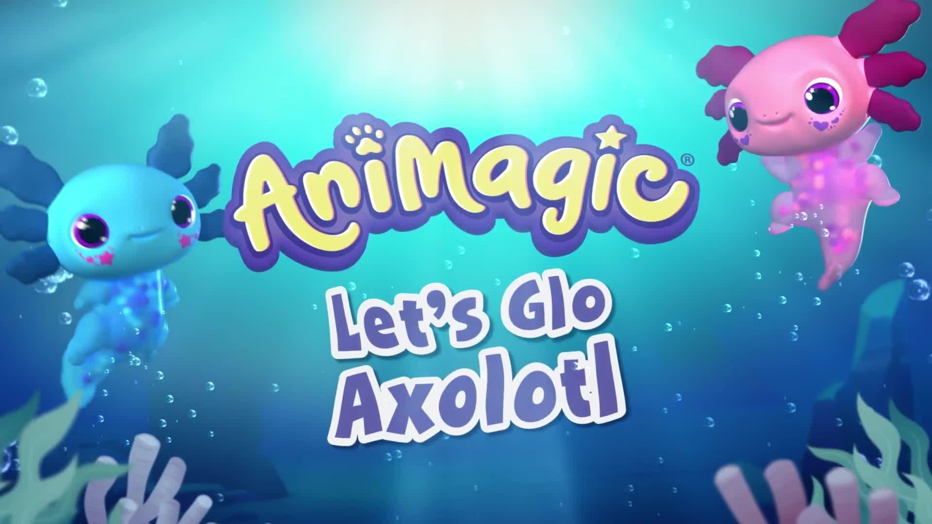 Image thumbnail 8 of 8 of AniMagic Lets Glo Axolotl Pink