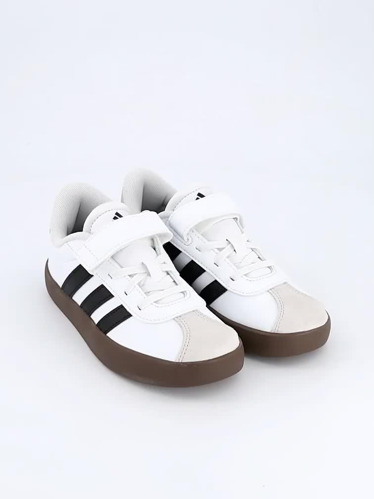 Image thumbnail 7 of 7 of adidas Sportswear Kids Unisex Vl Court 30 Velcro Trainers - White/Black