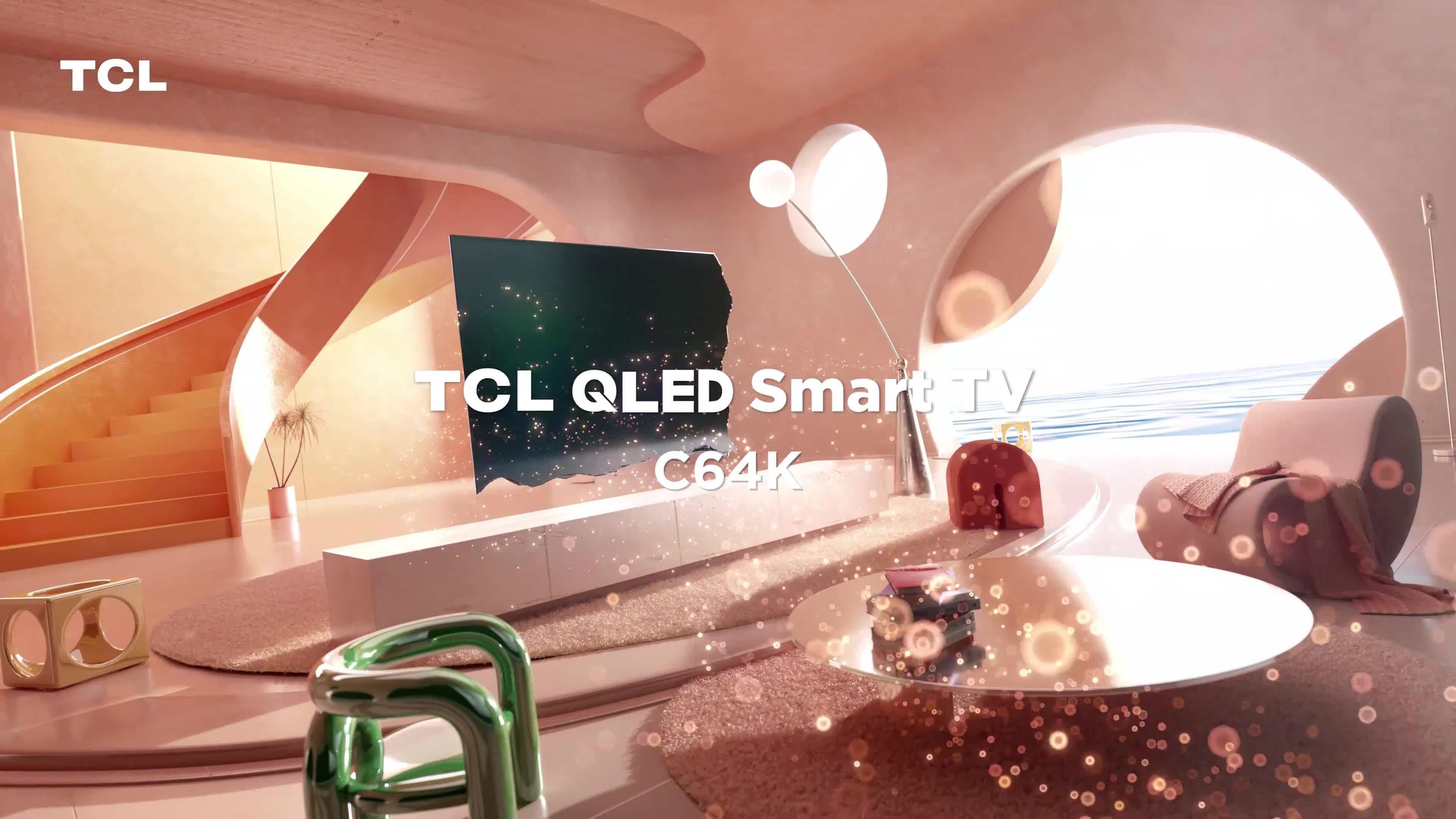 Image thumbnail 8 of 8 of TCL 43C645K, 43 inch, 4K Ultra HD HDR, QLED Smart TV with Google Assistant &amp; Dolby Atmos
