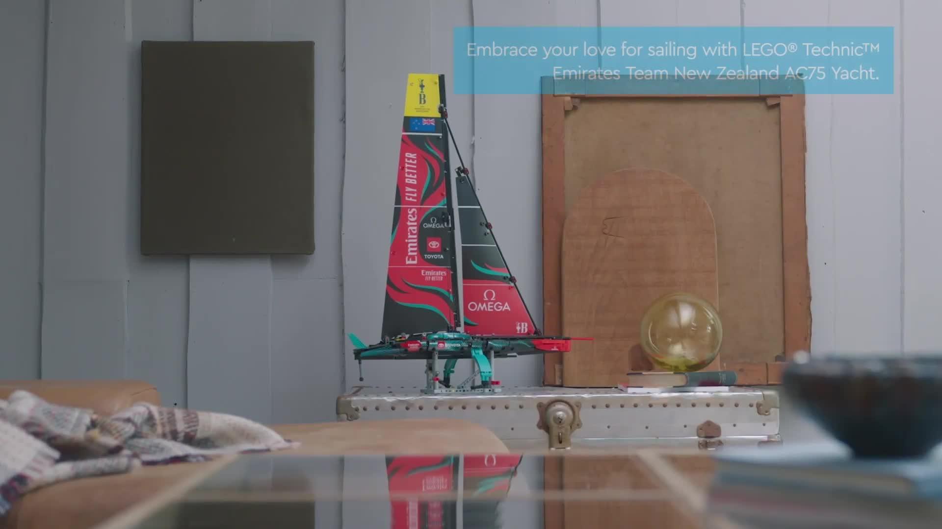 Image thumbnail 8 of 8 of LEGO Technic Emirates Team New Zealand AC75 Yacht 42174