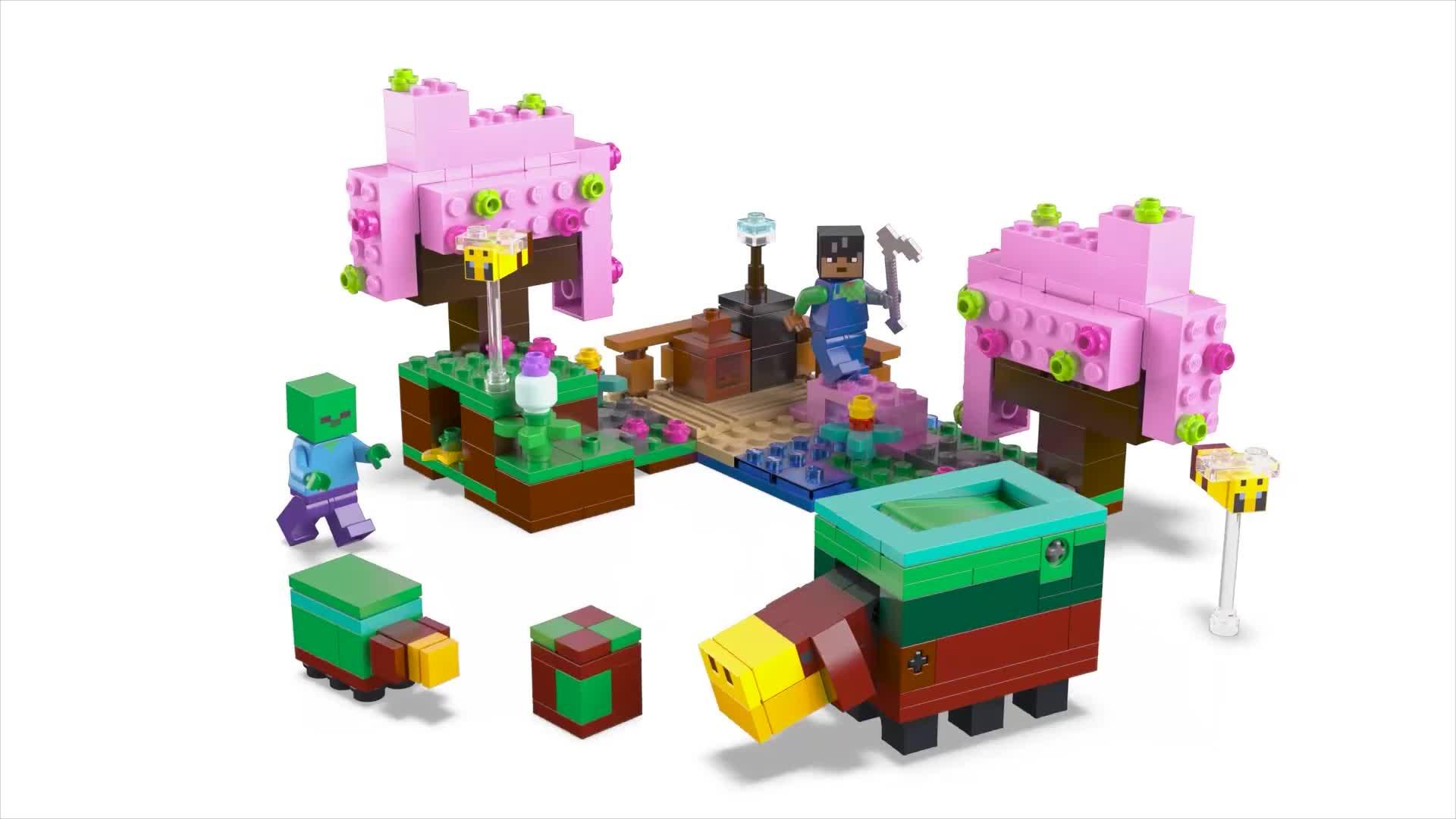 Image thumbnail 8 of 8 of LEGO Minecraft The Cherry Blossom Garden Toy 21260