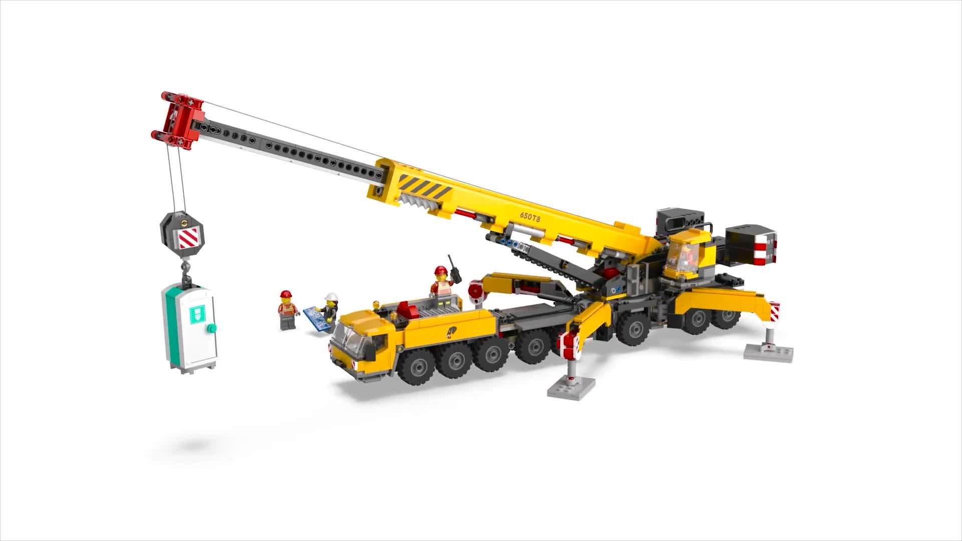 LEGO City Yellow Mobile Construction Crane Toy 60409 Very Ireland