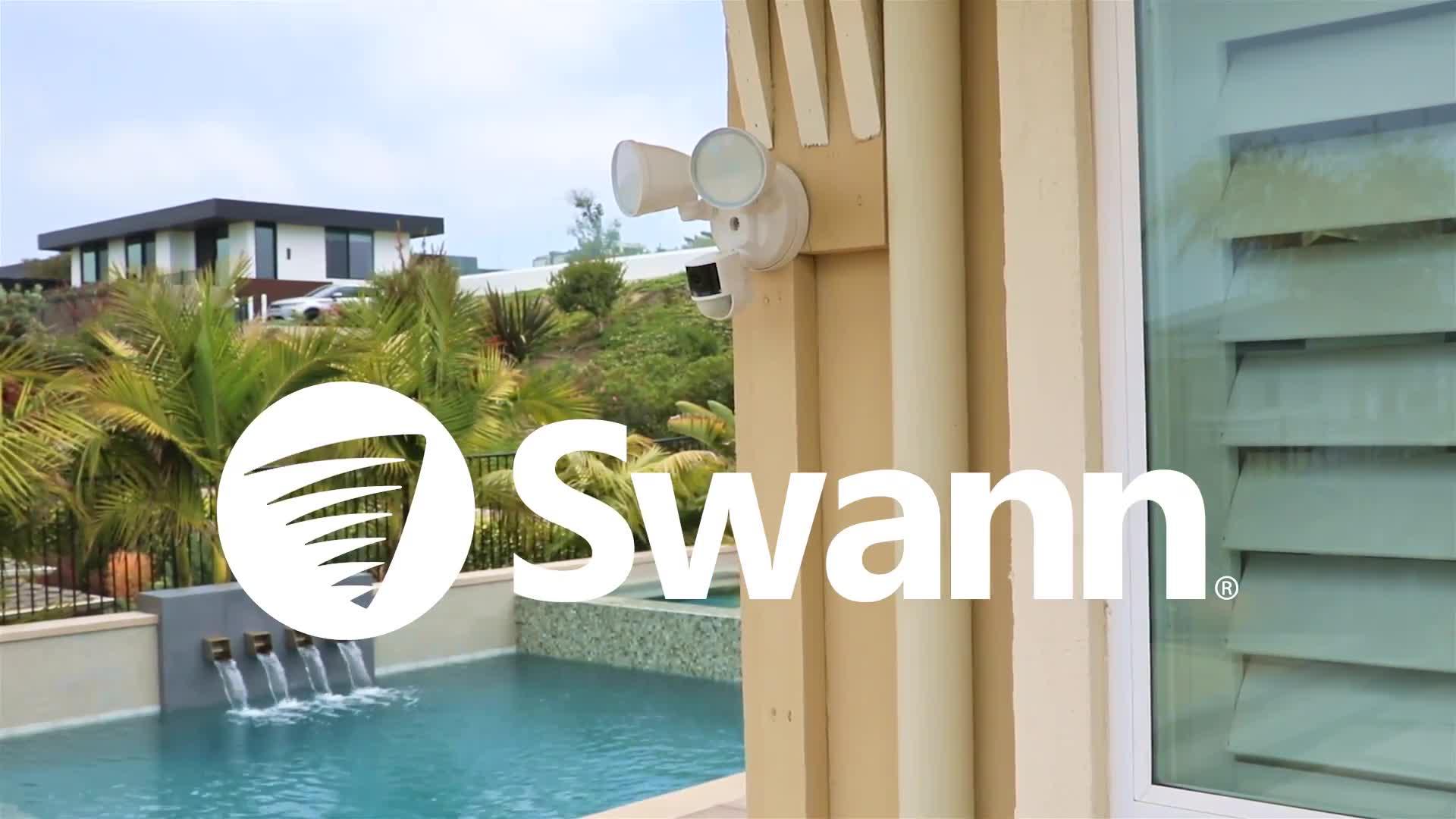 Image thumbnail 8 of 8 of Swann 4K Floodlight Powered Wi-Fi Security Camera