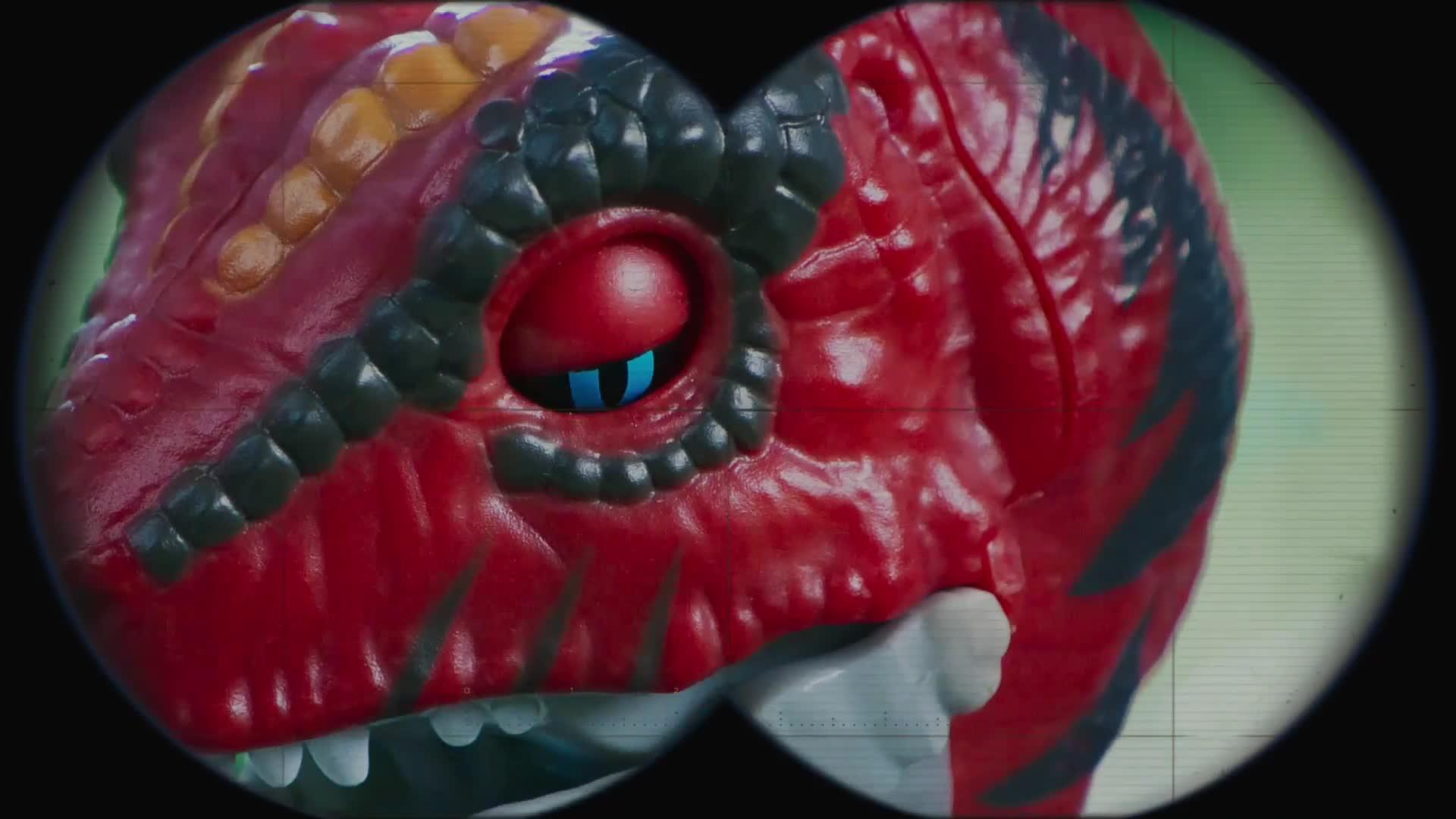 Image thumbnail 8 of 8 of Untamed Roaring Dinos Interactive Raptor, Slash (Red)