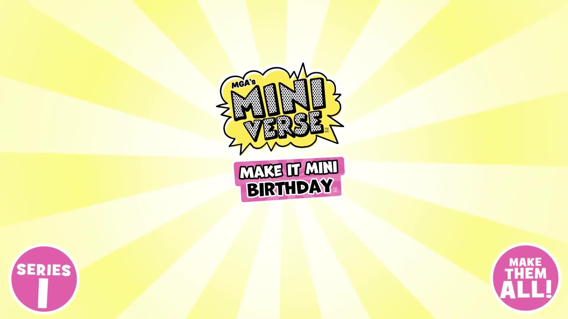 Image thumbnail 8 of 8 of Mini Verse MGAs Miniverse Birthday 15pc