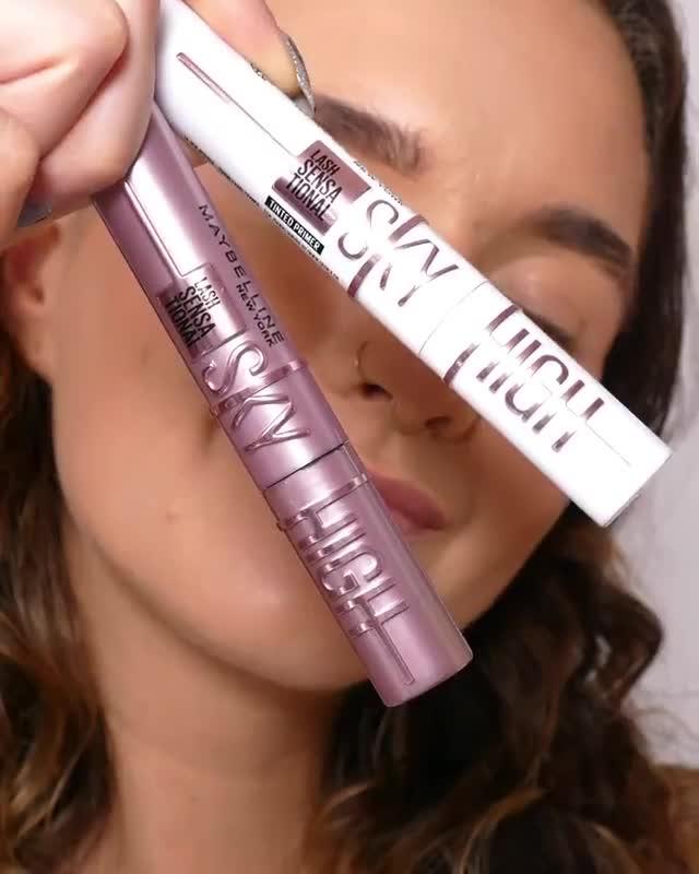 Image thumbnail 8 of 8 of MAYBELLINE Maybelline Mascara Lash Sensational Sky High Volumizing and Thickening Eyelash Lengthening. Flake Free Formula, Mascara Burgundy Haze