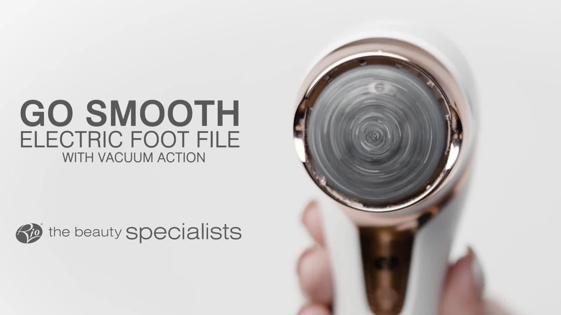 Image thumbnail 8 of 8 of Rio Rio Go Smooth Electric Foot File Hard Skin Remover with Vacuum Action