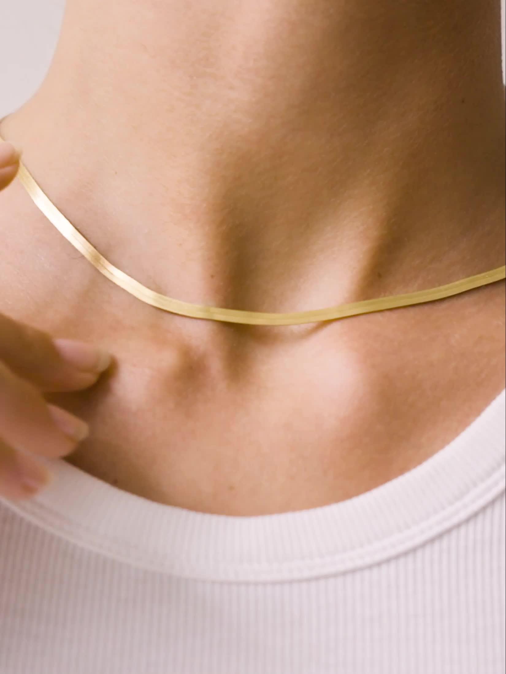 Image thumbnail 5 of 5 of ENAMEL Copenhagen Caroline Necklace, 18ct Yellow Gold plated 925 Sterling Silver