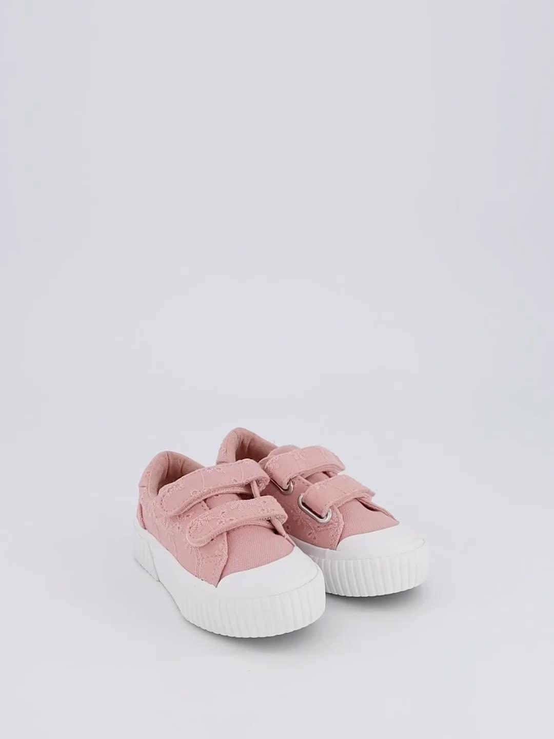 Image thumbnail 7 of 7 of Everyday Girls Broderie Twin Strap Pump - Pink