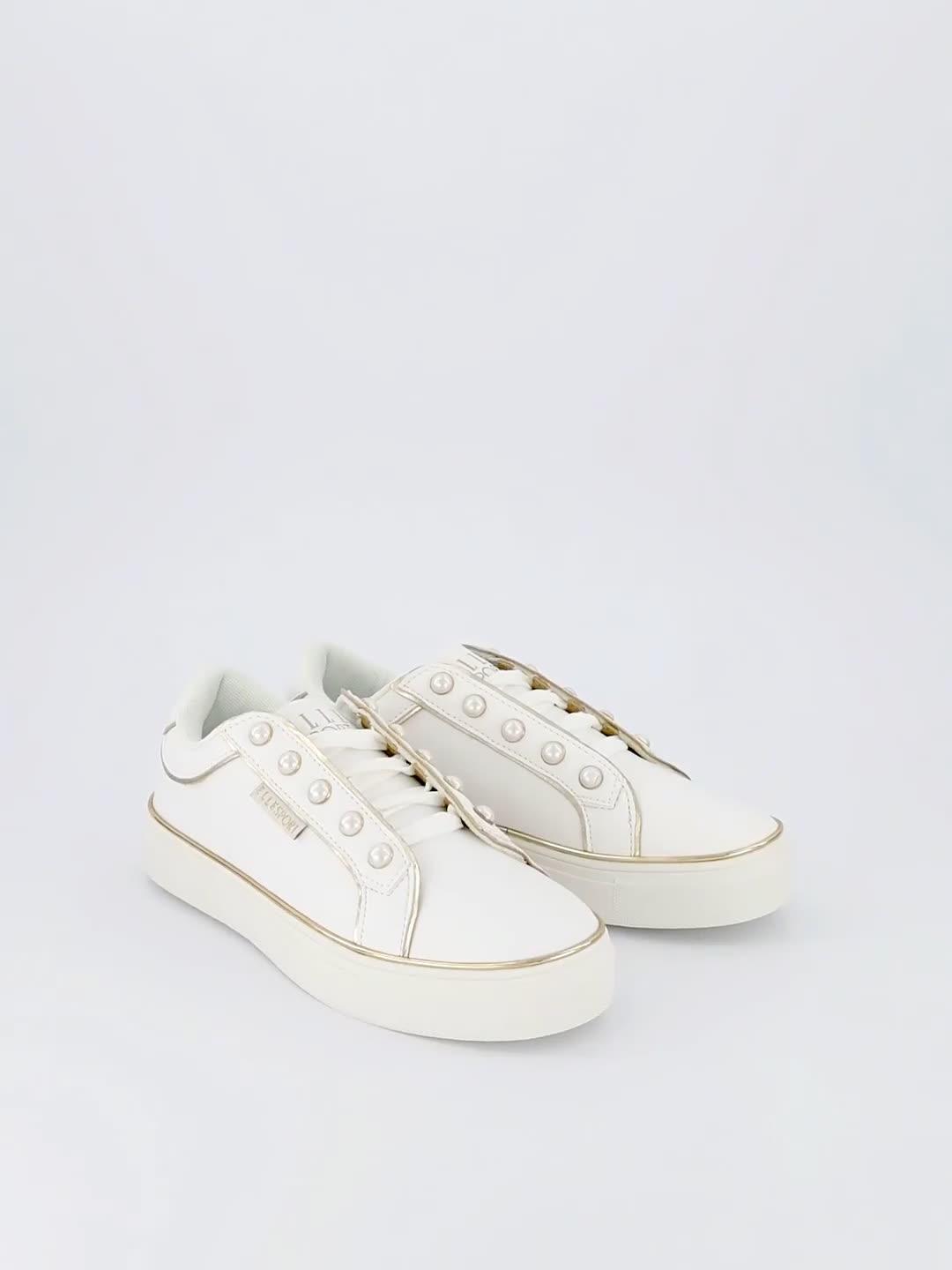 Image thumbnail 7 of 7 of Elle Sport Pearl Embellished Trainers - White