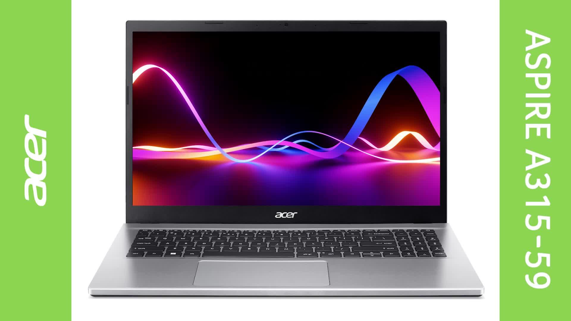 Image thumbnail 8 of 8 of Acer Aspire 3 - 15.6in Full HD - Intel Core i5 - 8GM RAM - 1TB SSD with M365 Personal &amp; Norton 1 Year included - Silver