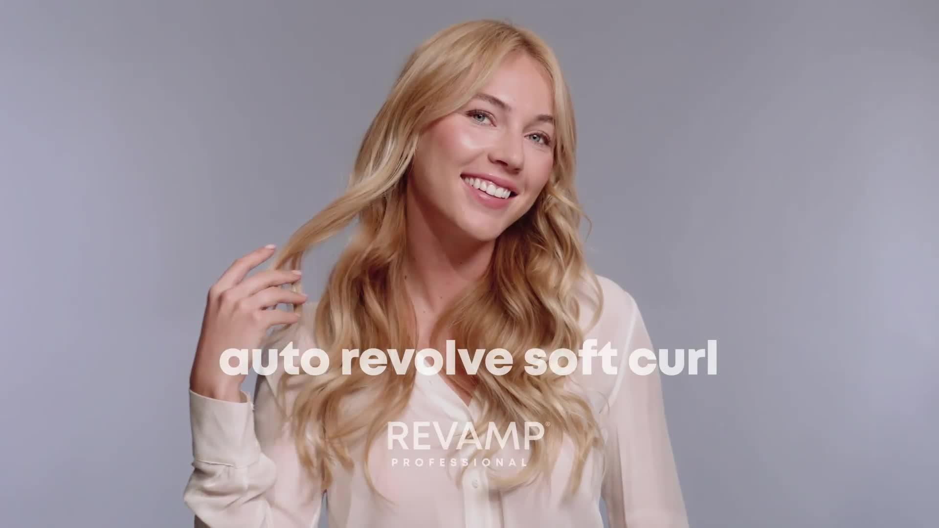 Image thumbnail 8 of 8 of Revamp Soft Curl Auto Revolve Ceramic Rotating Curling Tong