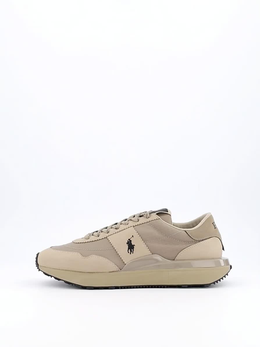 Image thumbnail 7 of 7 of Polo Ralph Lauren Train 89 Nubuck Trainers - Natural