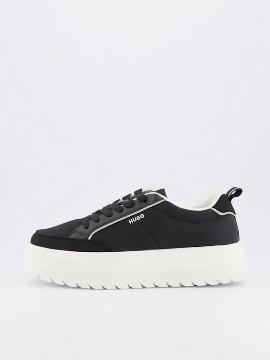 Image thumbnail 7 of 7 of HUGO Lyssa Tennis Trainers - Black