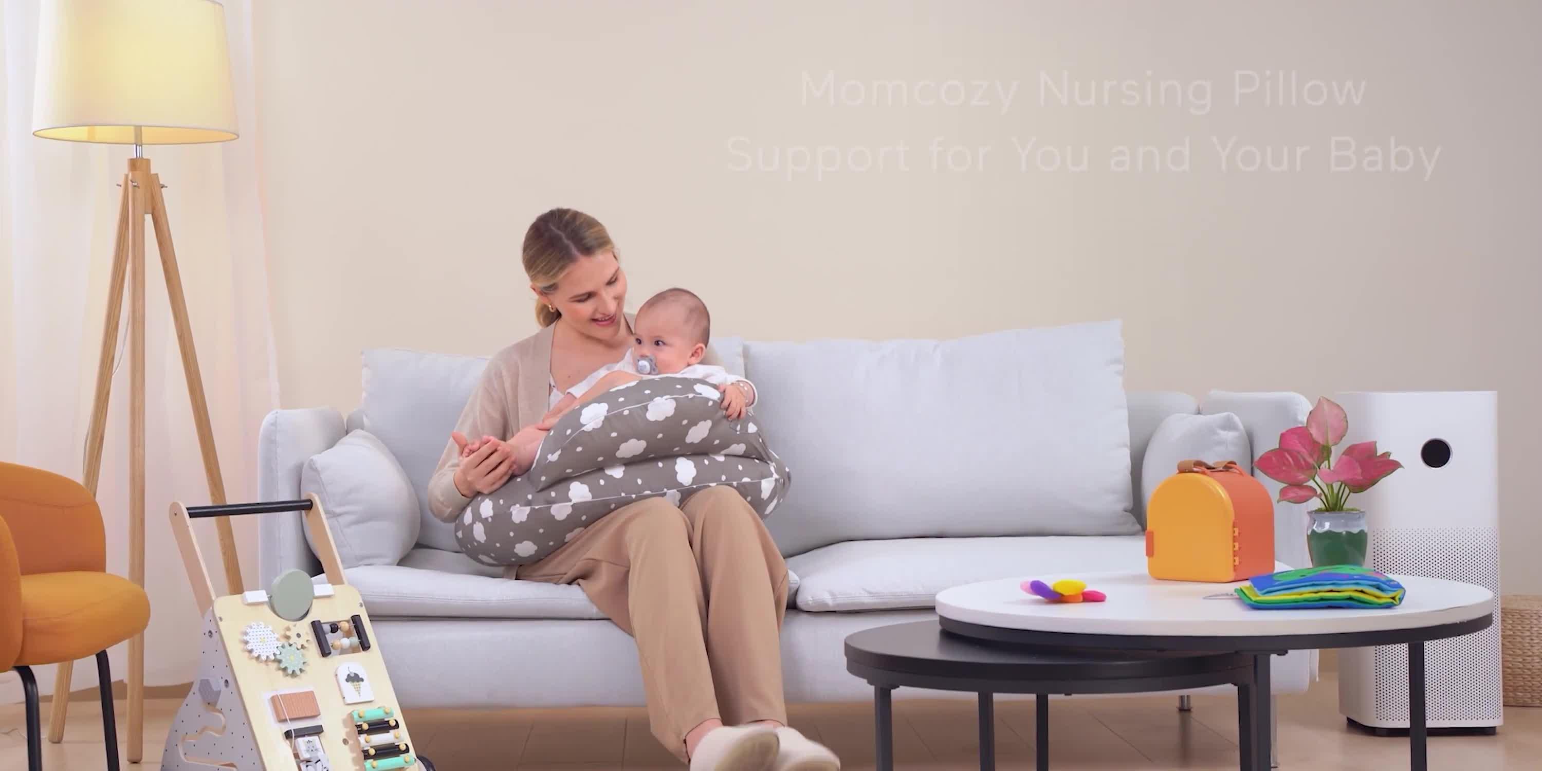 Image thumbnail 8 of 8 of Momcozy Momcozy NP001-WG11NB-A Adjustable Nursing Pillow
