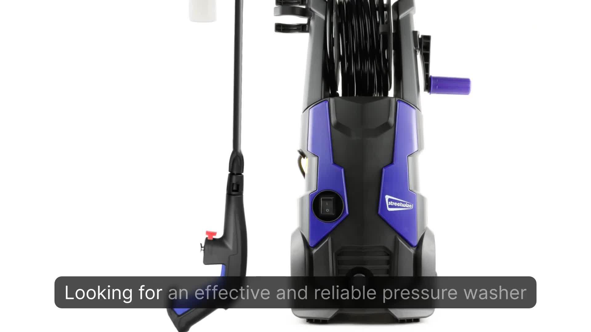 Image thumbnail 6 of 6 of Streetwize 1900W Pressure Washer with Accessory Kit