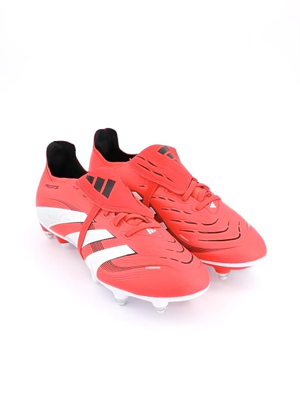 Image thumbnail 8 of 8 of adidas Mens Predator League Fold-Over Tongue Soft Ground Football Boot - Red