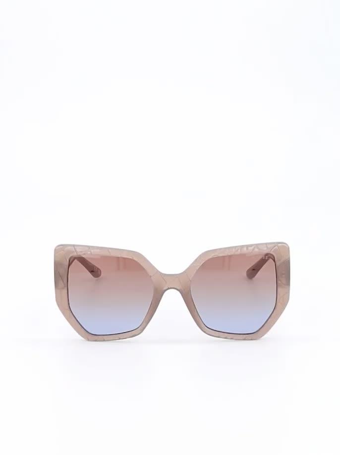 Image thumbnail 5 of 5 of Guess Geometric Oversized Sunglasses - Pink