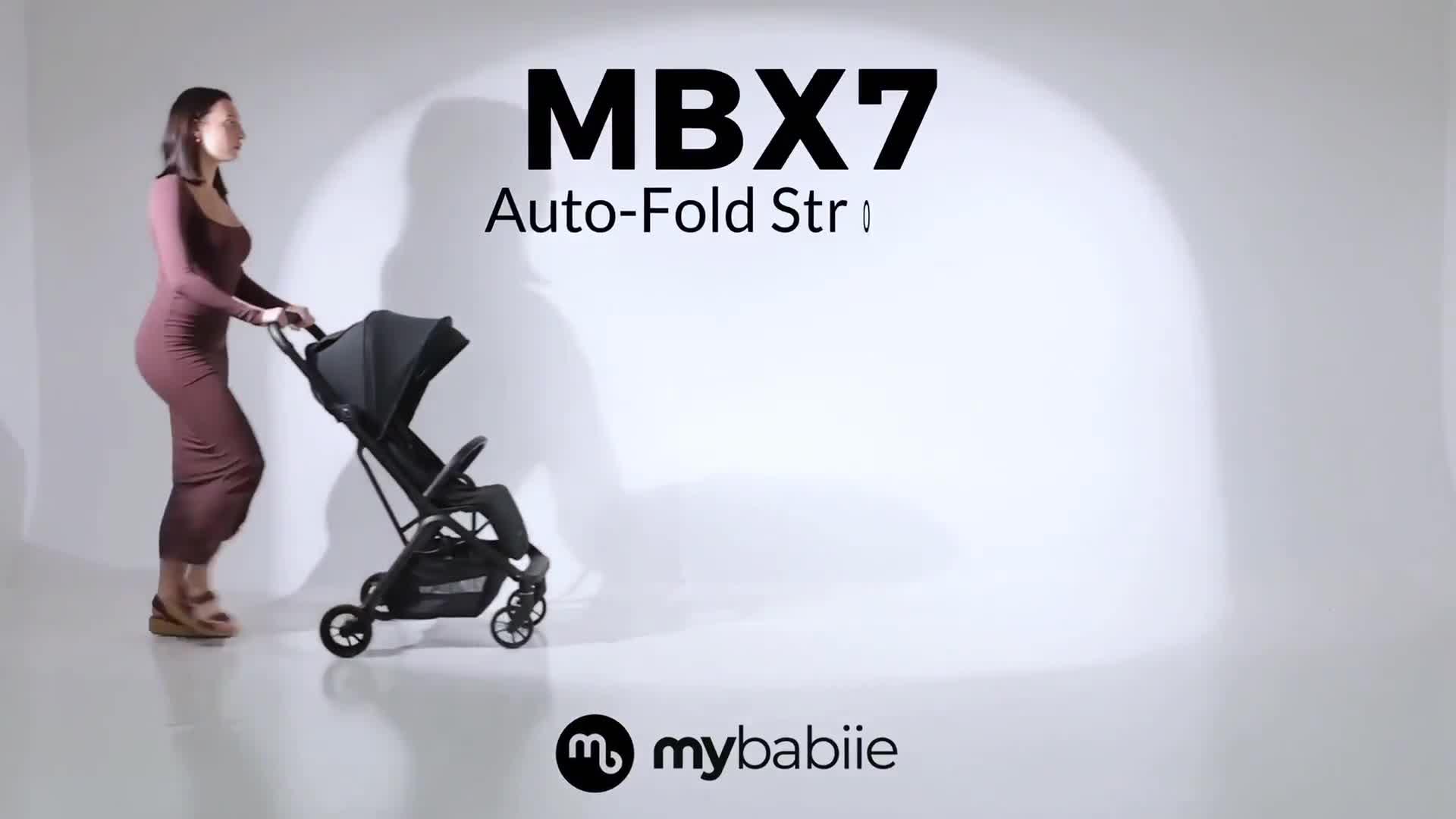 Image thumbnail 8 of 8 of My Babiie MBX7 Ivory Compact Stroller