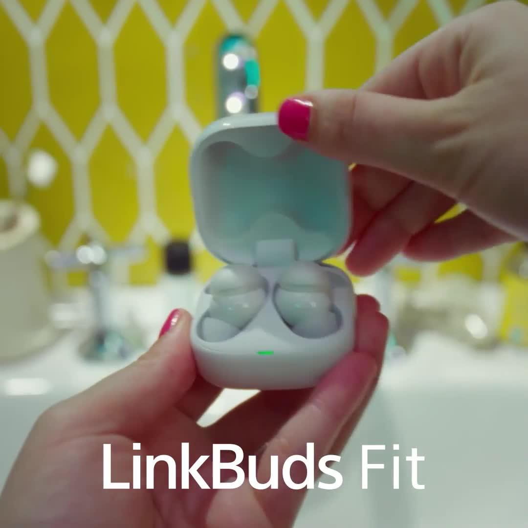 Image thumbnail 8 of 8 of Sony Sony LinkBuds Fit - Truly Wireless Noise Cancelling Bluetooth Earbuds - Black