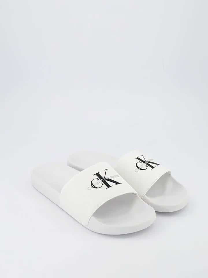 Image thumbnail 6 of 6 of Calvin Klein Logo Slides - White