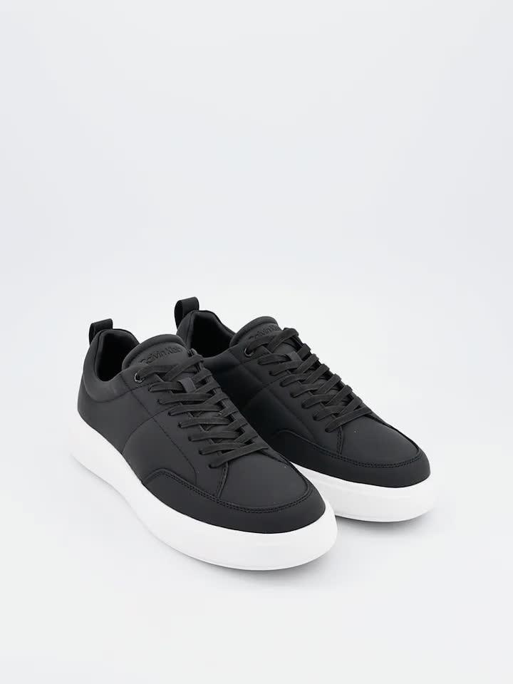 Image thumbnail 7 of 7 of Calvin Klein Low Top Lace Up Basket Pump Trainers - Black