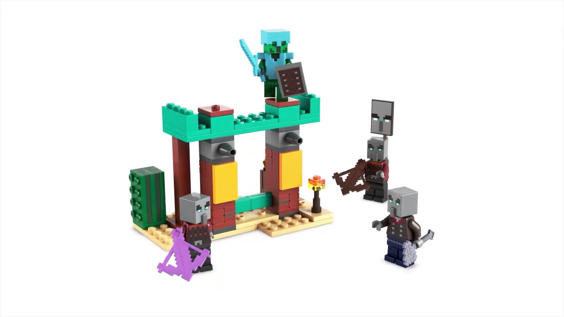 Image thumbnail 8 of 8 of LEGO Minecraft The Illager Desert Patrol Set 21267
