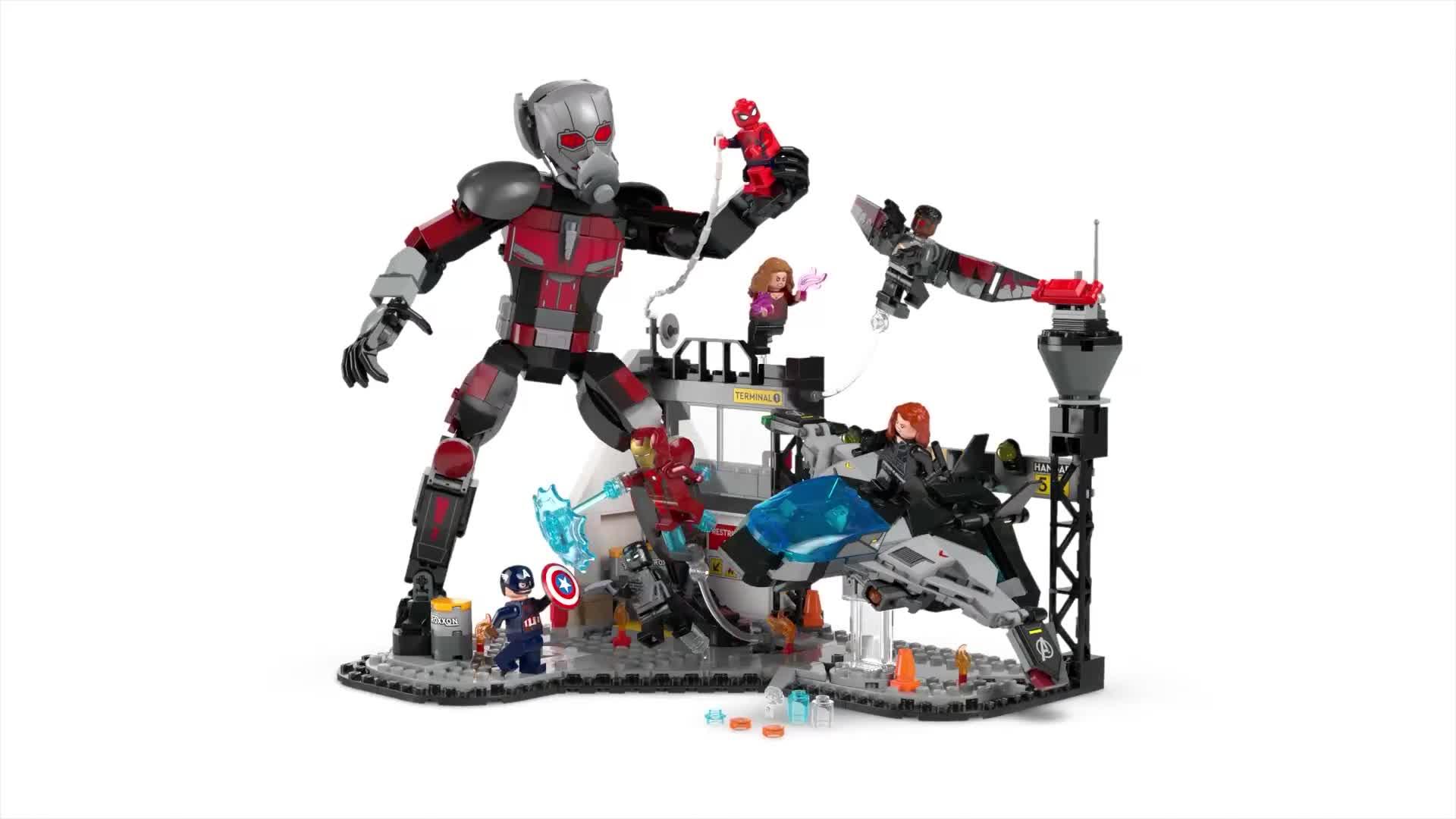 Image thumbnail 8 of 8 of LEGO Marvel Captain America: Civil War Action Battle 76314