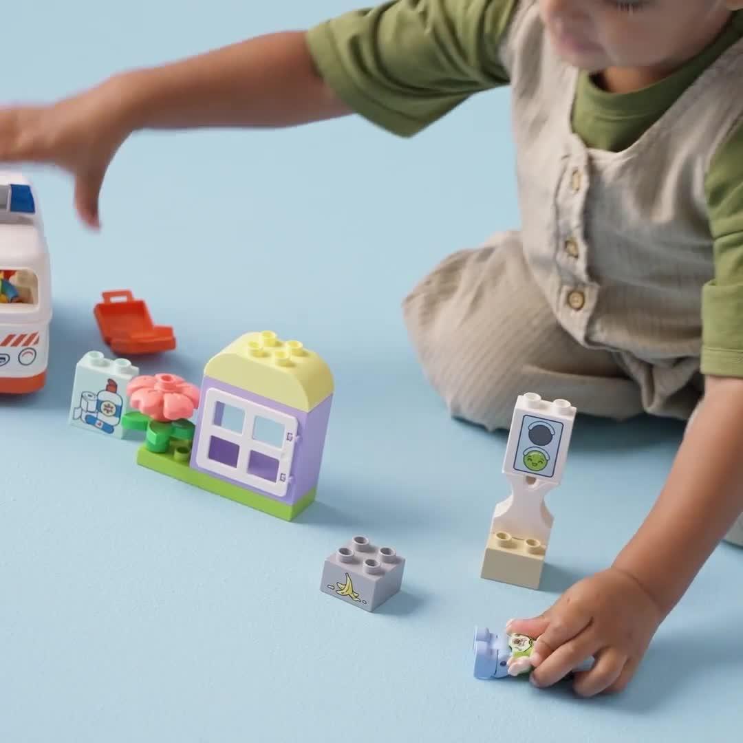 Image thumbnail 8 of 8 of LEGO Duplo Ambulance &amp; Driver Educational Toys 10447